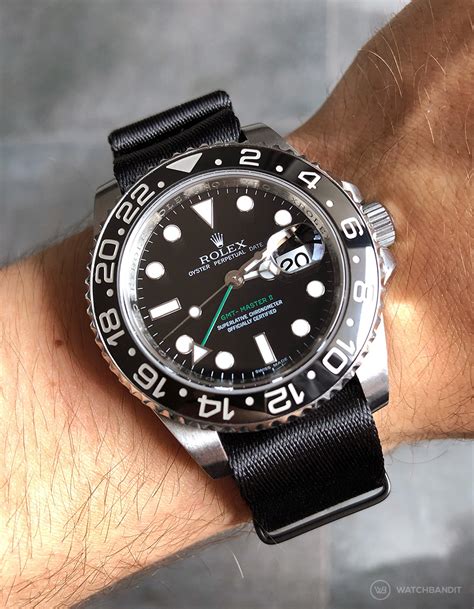 gmt watch with nato strap